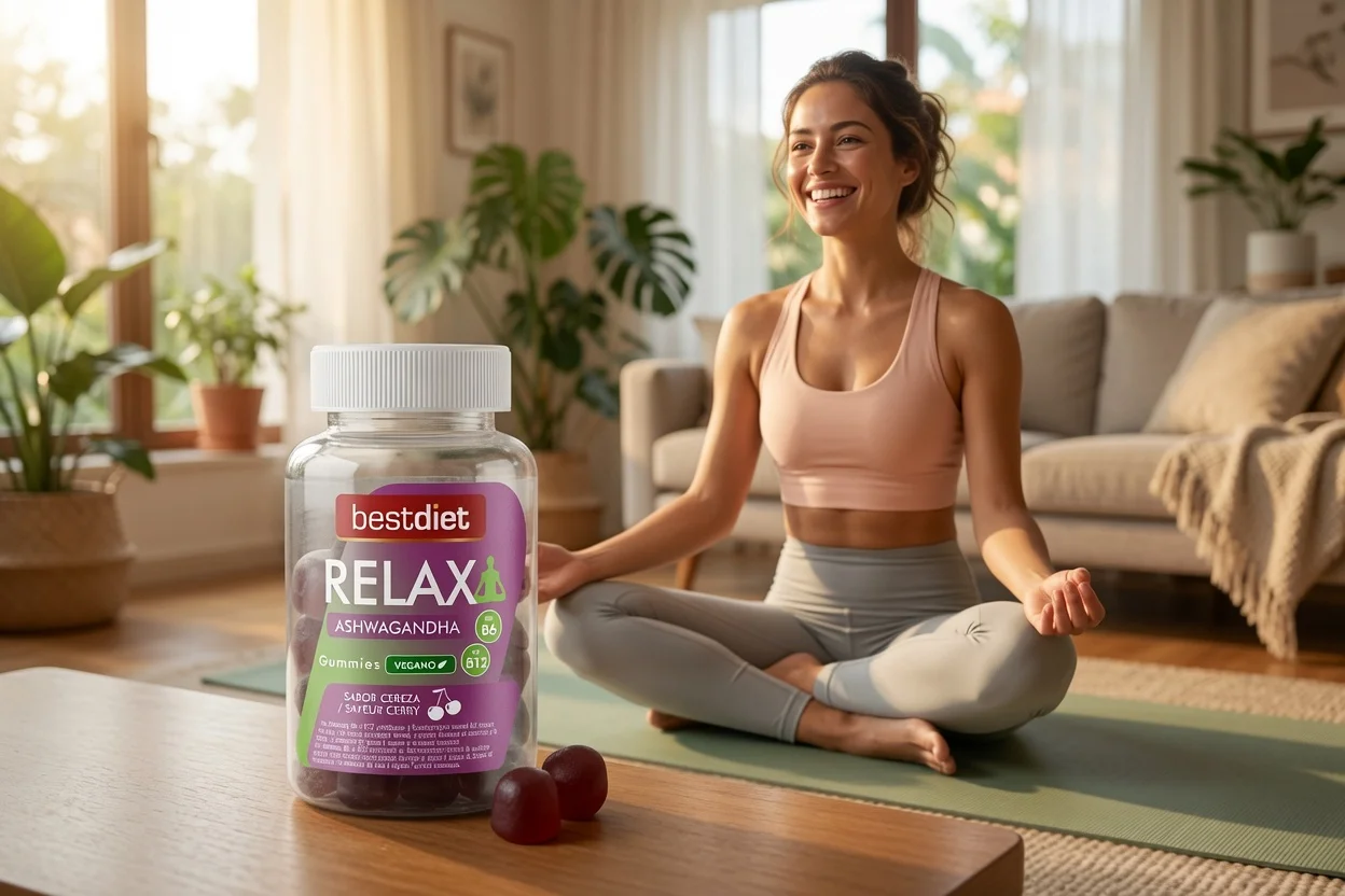 gominolas relax sueno reparador melatonina antiestres tension muscular