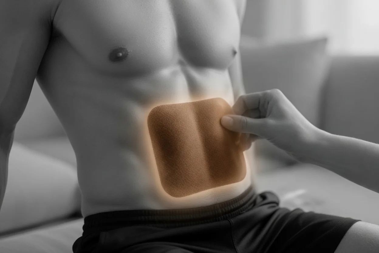 parche termico muscular alivio dolor espalda