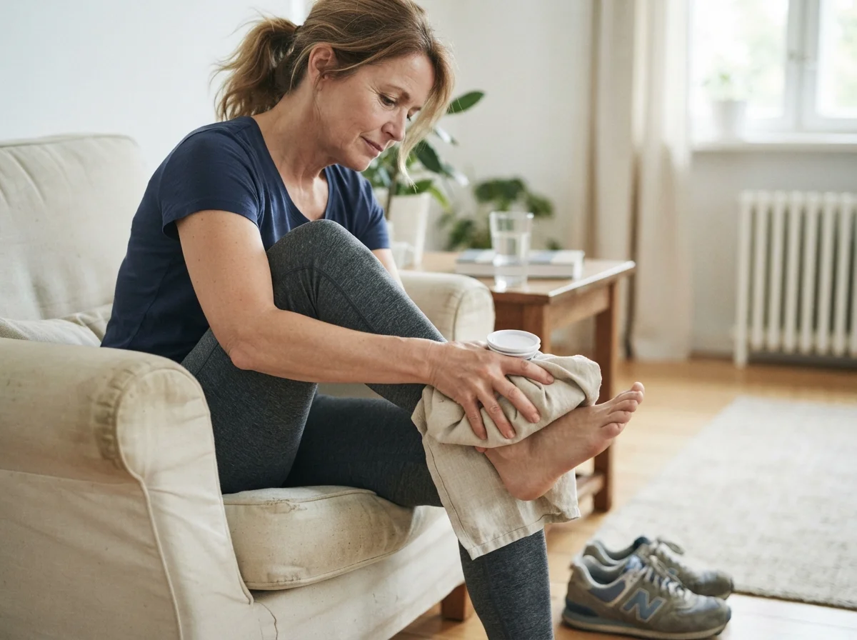 como bajar inflamacion talon hielo